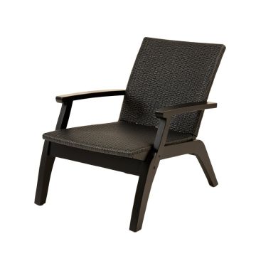 Dune Bridge Outdoor Lounge Chair - Black