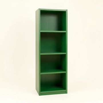 Aspen Crest Narrow Cubby Tower - Green (synthetic illustration; no displayed measurements)
