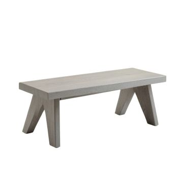 Oak Field Indoor Bench - Gray (synthetic illustration; no displayed measurements)
