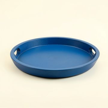 Hill Bridge Serving Tray - Blue (synthetic illustration; no displayed measurements)