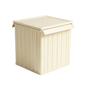 Elm Crest Closed Outdoor Storage Box - Ivory
