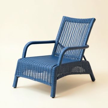 Heath Dale Outdoor Lounge Chair - Blue (synthetic illustration; no displayed measurements)