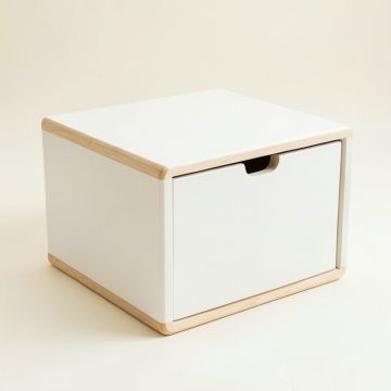 Hill Edge Under-Desk Drawer Unit - White (synthetic illustration; no displayed measurements)