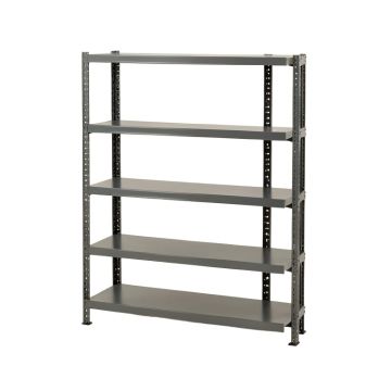 Broussard 73 '' H X 36 '' W X 18 '' D 5-Tier Metal Storage Shelves