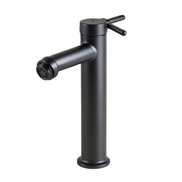 Sweep Single Hole Bathroom Faucet With Drain Assembly