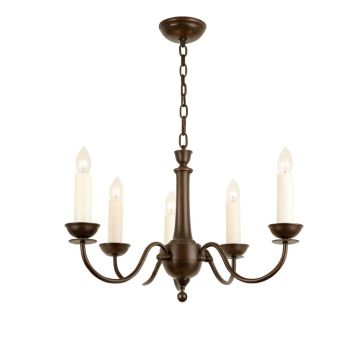 Jurgensen 6 - Light Candle Style Drum Chandelier