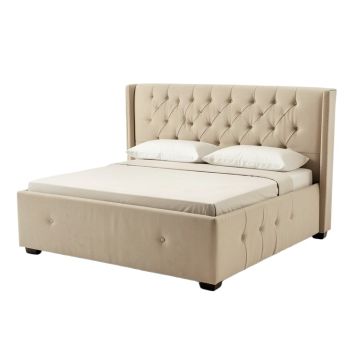 Warrensburg Queen Tufted Upholstered Standard Bed (synthetic illustration; no displayed measurements)