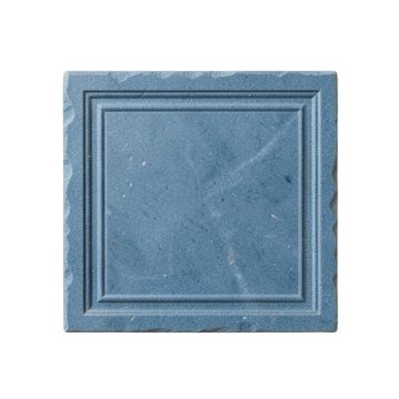 Cliff Bluff Uninstalled Square Decorative Tile - Blue