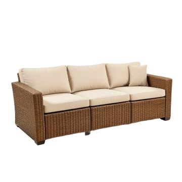 Tessio 4 Piece Rattan Sofa Seating Group With Cushions