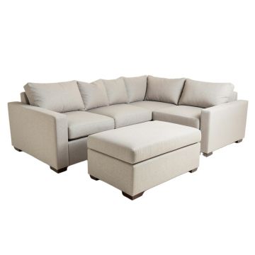 Mccordsville 98 '' Wide Symmetrical Modular Sectional With Ottoman