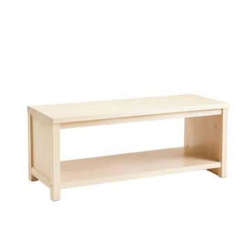 Maple Bridge Indoor Bench - Ivory