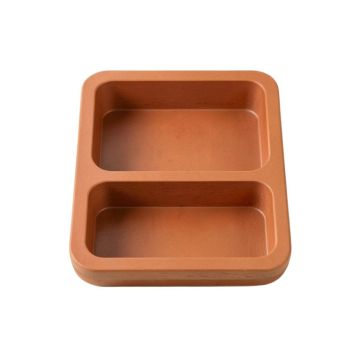 Dawn Bend Empty Pantry Drawer Organizer Insert - Terracotta