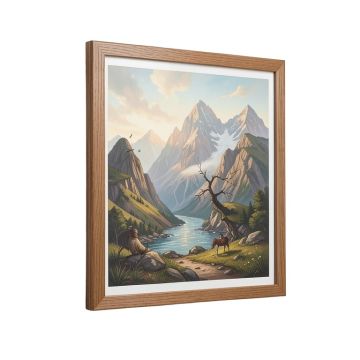 `` Fire In The Sky '' By Michael Blanchette Framed Photographic Print