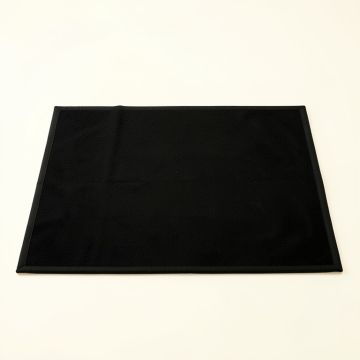 Juniper Bluff Rectangular Outdoor Rug - Black (synthetic illustration; no displayed measurements)