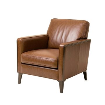 Margarito 25 '' Genuine Leather Armchair