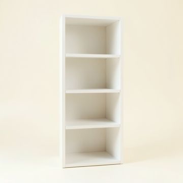 Clay Bridge Narrow Cubby Tower - White (synthetic illustration; no displayed measurements)