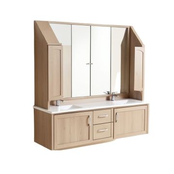 Maclin 75 '' Wall-Mounted Double Bathroom Vanity