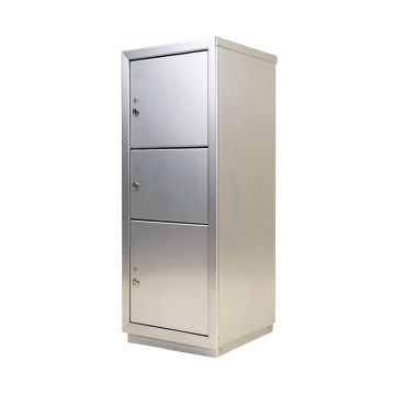 4 Door Front Load Vertical Mail Center Multi-Unit Mailbox