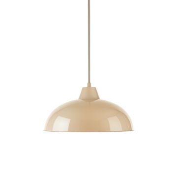 Glen Crossing Pendant Light Suspended From One Plain Cable - Beige