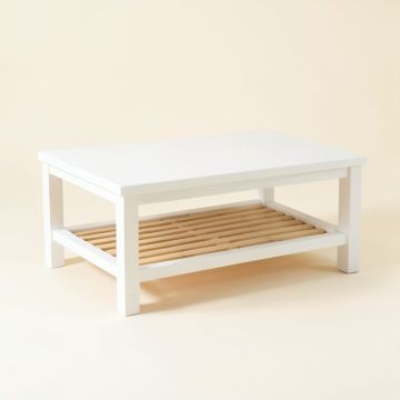 Flint Bend Coffee Table - White (synthetic illustration; no displayed measurements)