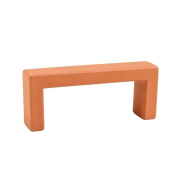 Cove Bend Cabinet Handle Without Packaging - Terracotta