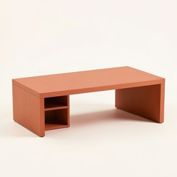 River Bluff Desktop Monitor Riser - Terracotta (synthetic illustration; no displayed measurements)