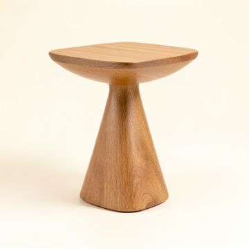 Jessa Pedestal End Table (synthetic illustration; no displayed measurements)
