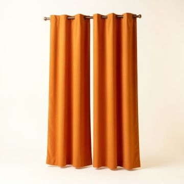 Yatendra Scene Graphic Print & Text Curtain Panel (synthetic illustration; no displayed measurements)