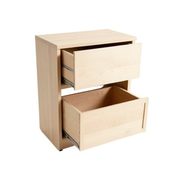 Summit Arc Freestanding Pull-Out Hamper Cabinet - Beige