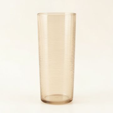 Flint Canyon Empty Decorative Vase - Beige (synthetic illustration; no displayed measurements)