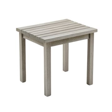 Slate Bend Compact Balcony Table - Gray
