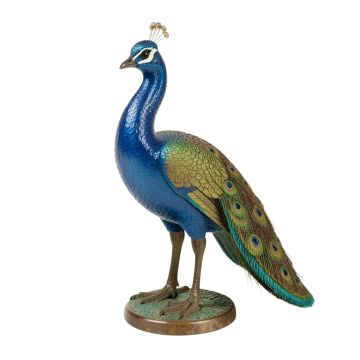 The Peacock Goddess Illuminated Figurine