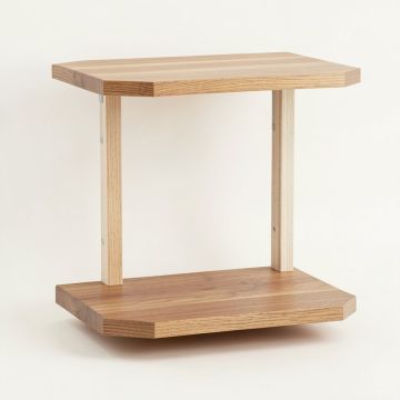 Maebry Hexagon Wood 3 Piece Wall Shelf Set (synthetic illustration; no displayed measurements)