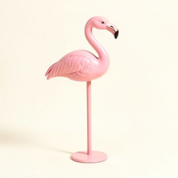 Lopp Iron Flamingo Garden Art (synthetic illustration; no displayed measurements)