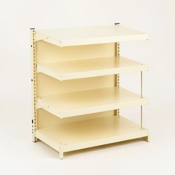 Wren Bluff Desktop Shelving Unit - Cream (synthetic illustration; no displayed measurements)