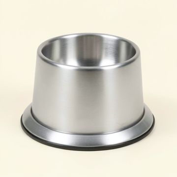 Pet Stainless Steel Non-Slip Elevated Feeder (synthetic illustration; no displayed measurements)