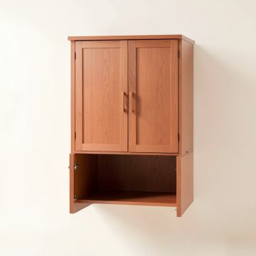 Meadow Bridge Wall-Mounted Laundry Cabinet - Terracotta (synthetic illustration; no displayed measurements)