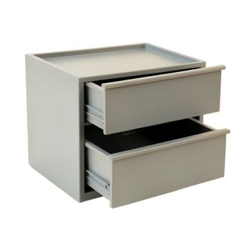 River Bluff Small-Parts Storage Drawer Cabinet - Gray