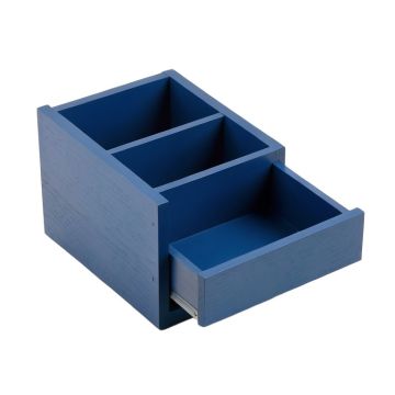 Meadow Bluff Empty Coffee-Station Organizer - Blue