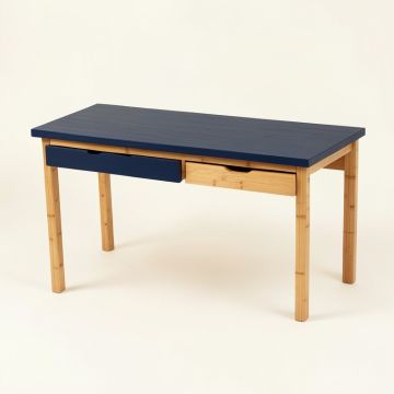 Ash Bridge Empty Workshop Workbench - Navy (synthetic illustration; no displayed measurements)