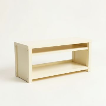 Harbor Canyon Narrow Outdoor Storage Bench - Cream (synthetic illustration; no displayed measurements)
