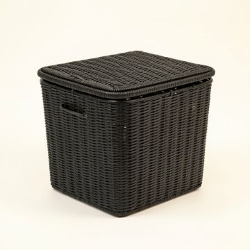 Oak Bend Laundry Hamper - Black (synthetic illustration; no displayed measurements)