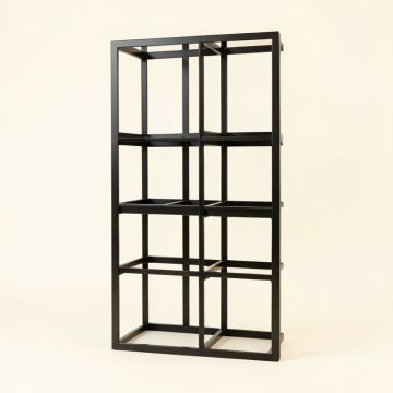 Slate Canyon Empty Vertical Garden Frame - Black (synthetic illustration; no displayed measurements)