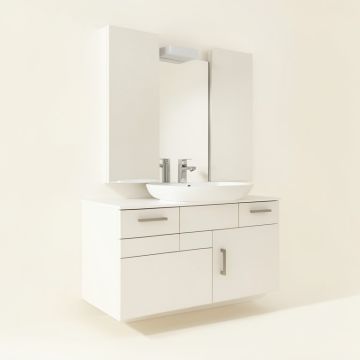 Ashwini 16 '' Wall-Mounted Single Bathroom Vanity Set (synthetic illustration; no displayed measurements)