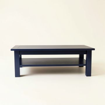 Dawn Crest Coffee Table - Navy (synthetic illustration; no displayed measurements)