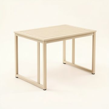 Laurel Bluff Patio Table - Beige (synthetic illustration; no displayed measurements)