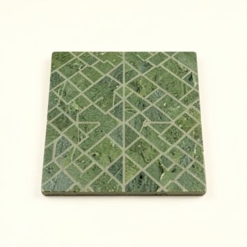 Alder Bluff Uninstalled Square Decorative Tile - Green (synthetic illustration; no displayed measurements)
