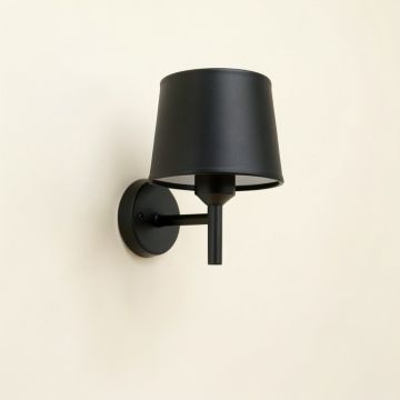 Dawn Crossing Wall Sconce Mounted On A Plain Wall - Black (synthetic illustration; no displayed measurements)