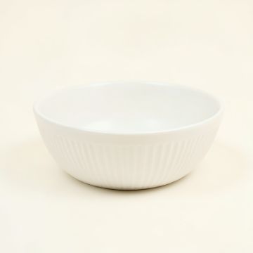 Spruce Branch Dining Bowl - White (synthetic illustration; no displayed measurements)
