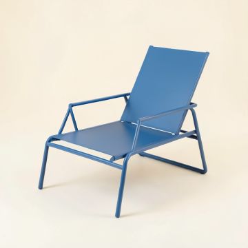 Slate Branch Outdoor Lounge Chair - Blue (synthetic illustration; no displayed measurements)
